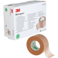 3M Micropore Medical Tape 1.25 cm x 9.1m.