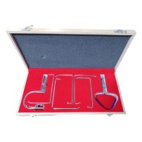 Hilton Boyl Davis Mouth Gag Double Handle 5 Pieces Wood Box (Two handles)
