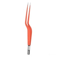 Non Sticky Crooked Bipolar Forceps - 18Cm