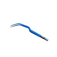 Reusable Bipolar Curved Forceps For Adenoidectomy - 20cm