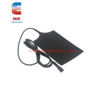 Diathermic ground rubber insulator plate with cable (plug / Valleylab)