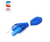 Diathermic ground insulating cable plate phone jack