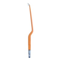 Non-Sticky Crooked and Curved forwards Bipolar Forceps - 22Cm