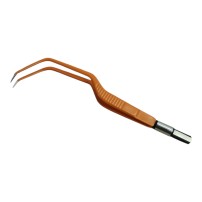 Non Sticky Bipolar C Shape Curved Forceps For Adenoidectomy 20 Cm