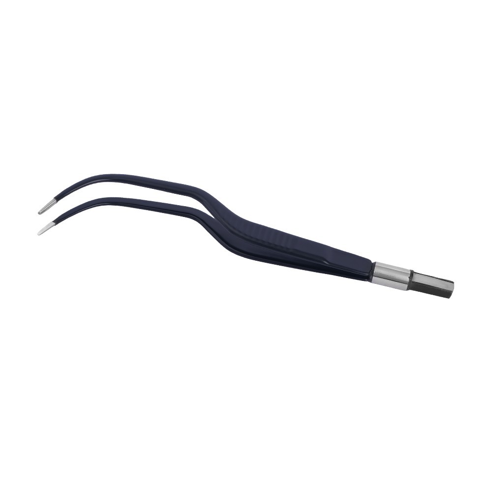 Non Stick Bipolar Curved Forceps For Adenoidectomy - 20cm