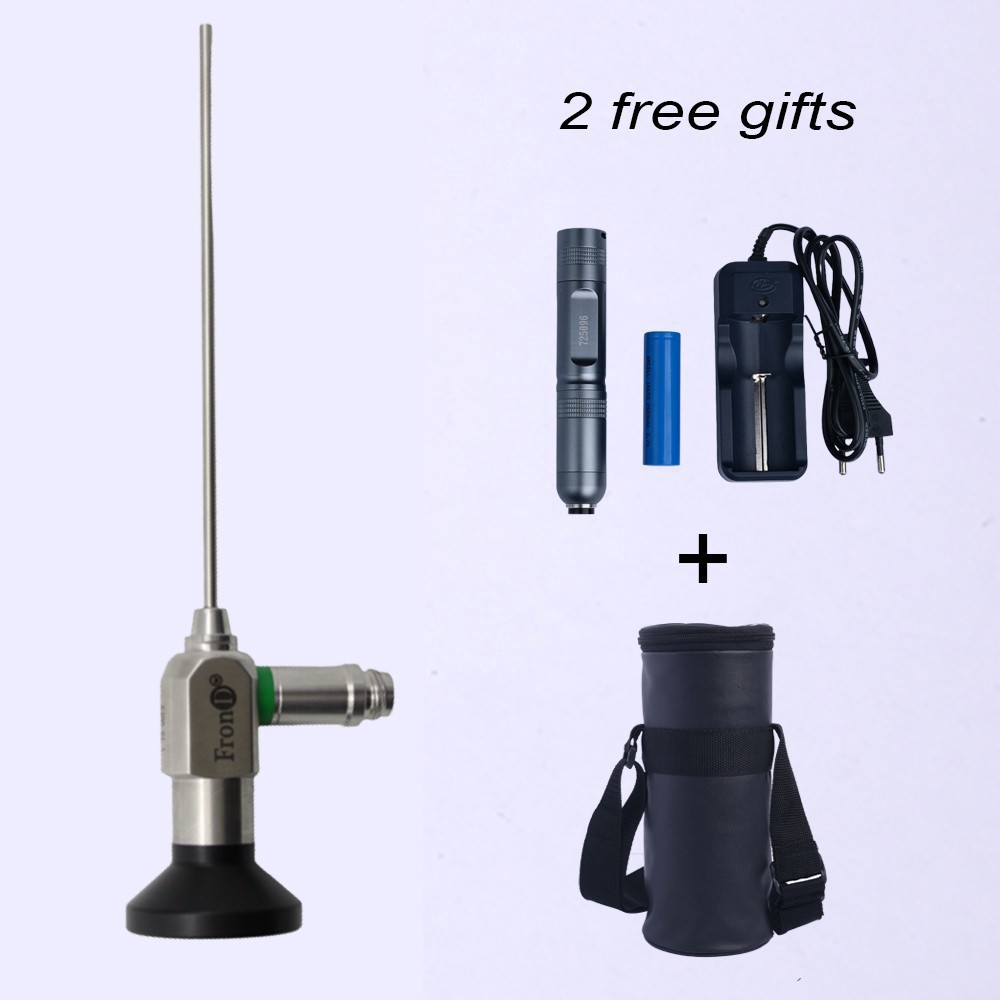 Hot Deal: FronD Wide Angle Rigid Endoscope Zero degree 4×175 mm + 2 Free Gifts (10W Portable Light Source & Leather Endoscope Bag for 3 Pieces-Any Size)