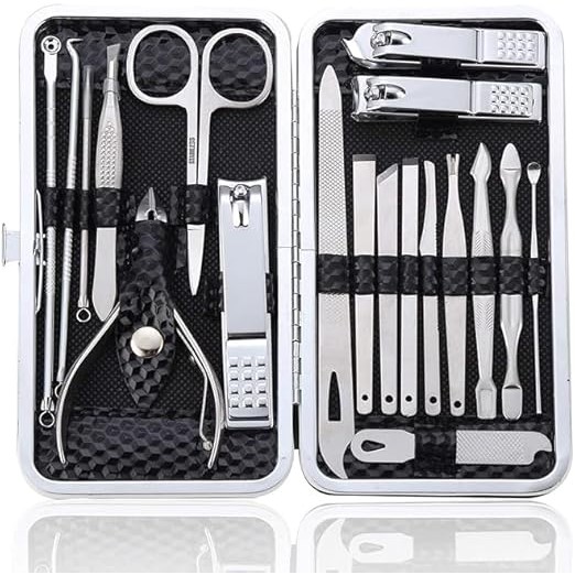 Manicure Set Pedicure Kit-19 Pcs for Men & Women