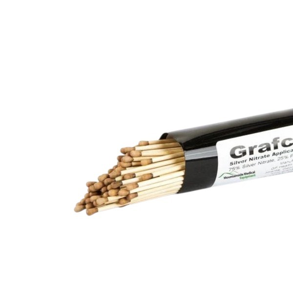 GRAFCO Silver Nitrate Double Dipped 6" Applicator Sticks 100/pack.