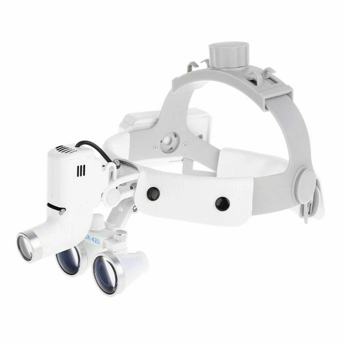 ENT & Dental Headlight LED Lamp with Loupes (One Battery & Charger)