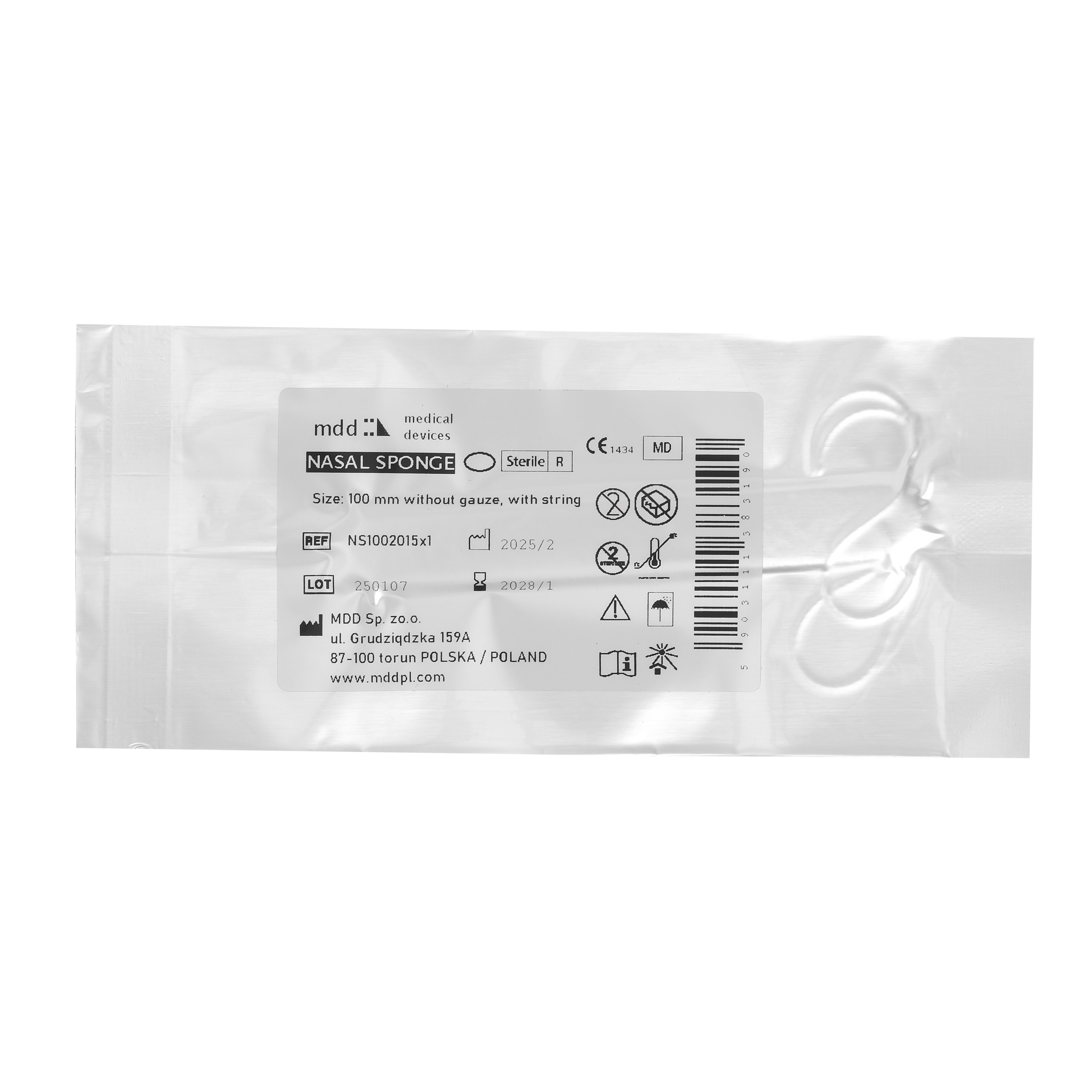 MDD Nasal Sponge With String PVA Merocil
